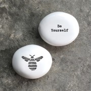 Porcelain Pebble | Bee | Be Yourself